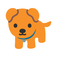 메모지 도그 펑, 만화경 투명 배경,dog emoji | Ftipng